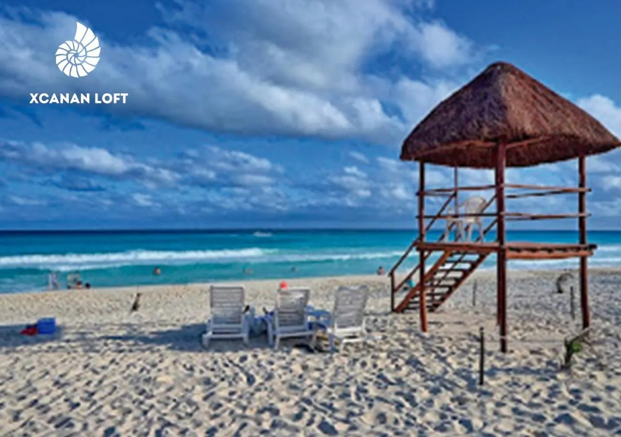 Xcanan Loft On Park Royal, The Best Area In Cancun Right On The Beach