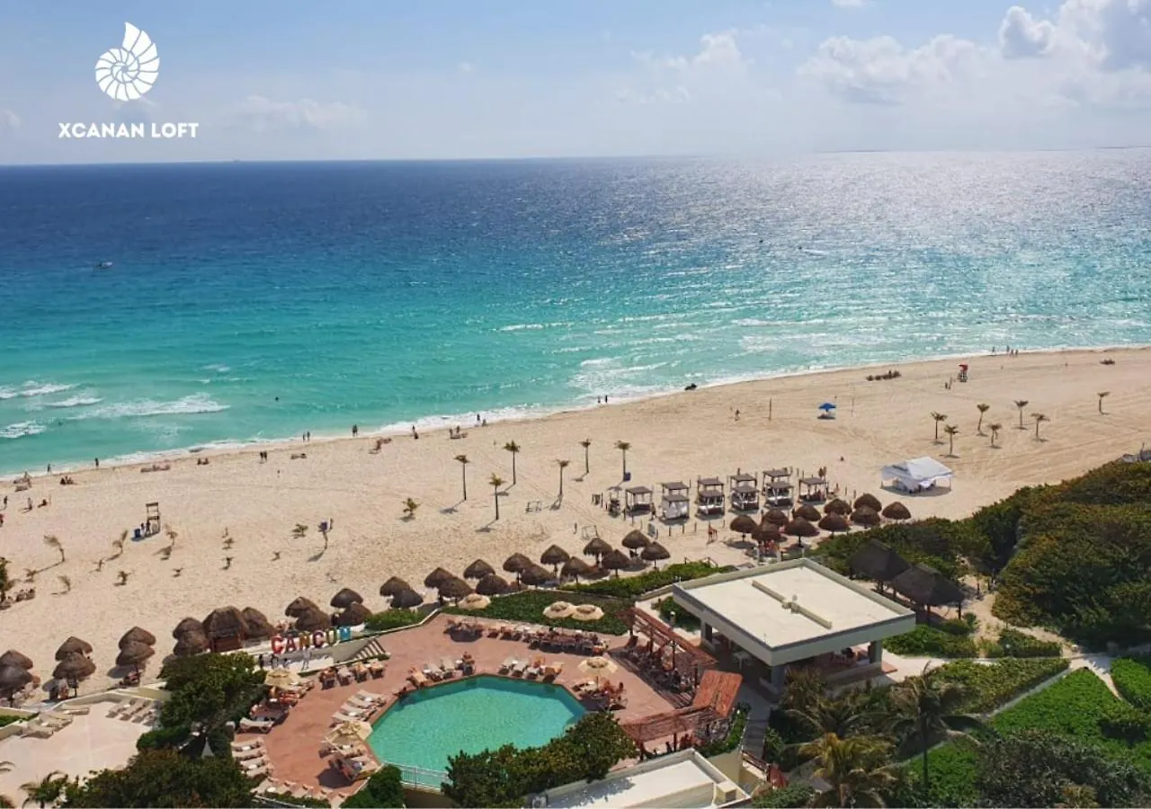 Xcanan Loft On Park Royal, The Best Area In Cancun Right On The Beach 公寓