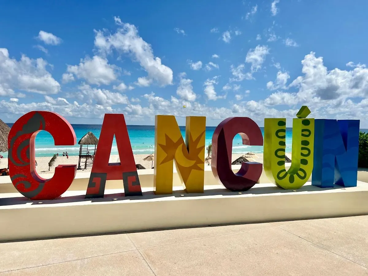 公寓 Xcanan Loft On Park Royal, The Best Area In Cancun Right On The Beach